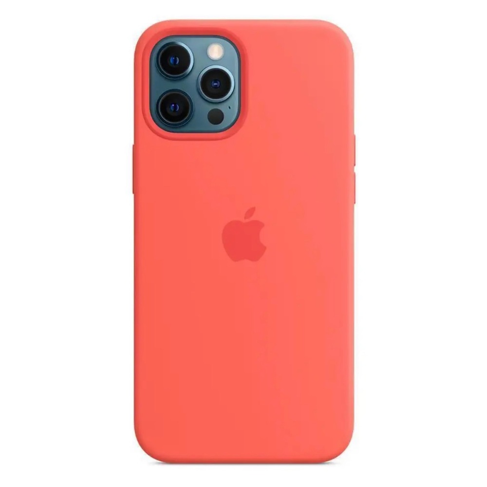 Apple iPhone 12 Pro Max Silicone Case with MagSafe - Pink Citrus - New